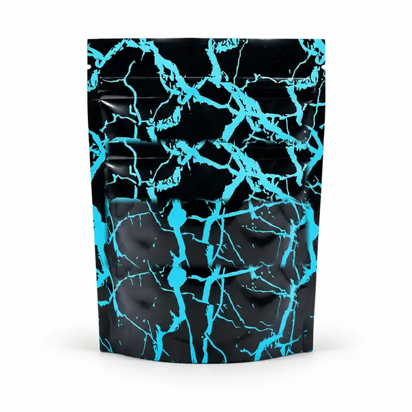 Electric blue pouch design reference