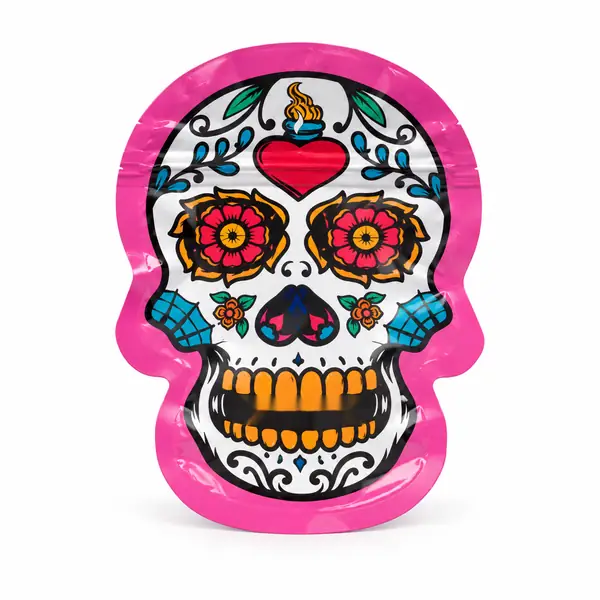 Style reference S75: Pink floral skull